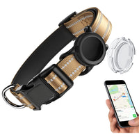Collier Imperméable Porte-AirTag Réfléchissant — Toutes Tailles