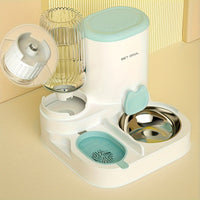 Gamelle Automatique 2 en 1 — Distributeur Croquettes & Eau pour Chat