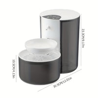 Fontaine à Eau Connectée 3L — USB & Batterie Rechargeable