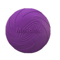 Frisbee Silicone Souple Multicolore pour Chien