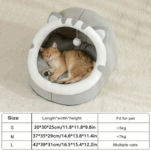 Grotte-Tente Cosy — Maison Cave Ultra Chaude pour Chat