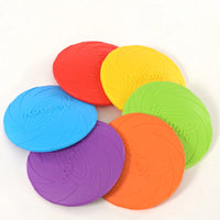 Frisbee Silicone Souple Multicolore pour Chien
