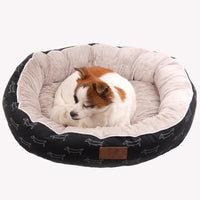 Panier Rond CozyPaws — Housse Amovible Lavable