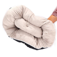 Panier Rond CozyPaws — Housse Amovible Lavable