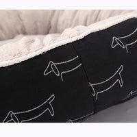 Panier Rond CozyPaws — Housse Amovible Lavable