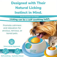 Gamelle Anti-Glouton & Jouet d'Éveil pour Chat — 2 en 1