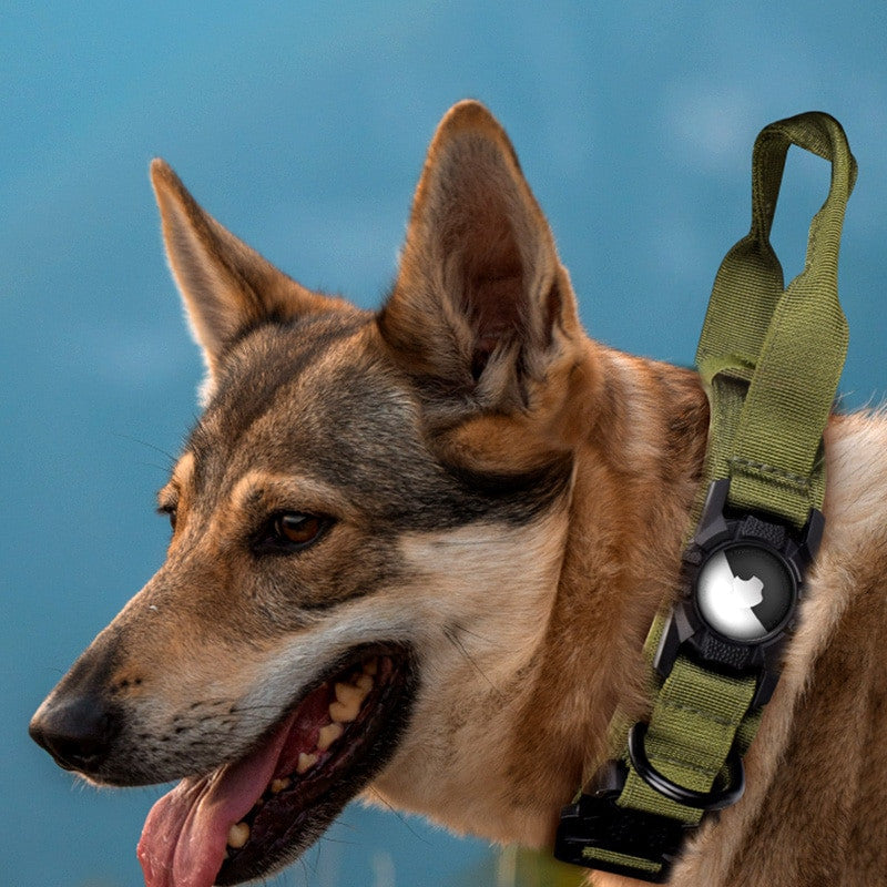 Collier Tactique Militaire avec Emplacement AirTag