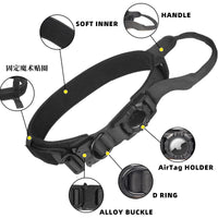 Collier Tactique Militaire avec Emplacement AirTag