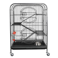 Cage Extérieure à Roulettes pour Animaux — Grande Contenance