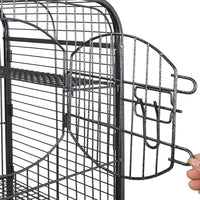 Cage Extérieure à Roulettes pour Animaux — Grande Contenance