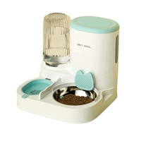 Gamelle Automatique 2 en 1 — Distributeur Croquettes & Eau pour Chat